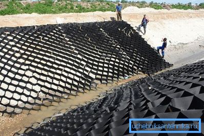 Instalare geogrid