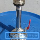 Instalarea duzelor cu macaraua pe cilindru