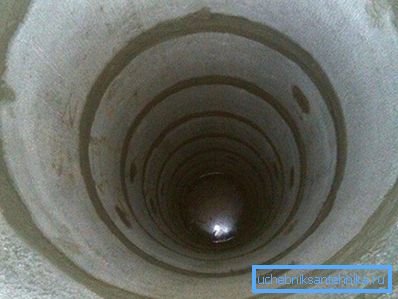 În fotografie - bine după curățare și cusături promazyvaniya
