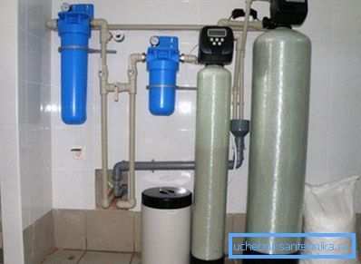 În sistemul de filtrare fotografică pentru ape de apă