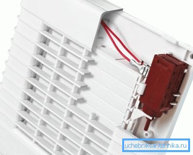 În ventilatorul foto-automat de evacuare cu senzor În ventilatorul foto-automat de evacuare cu senzor