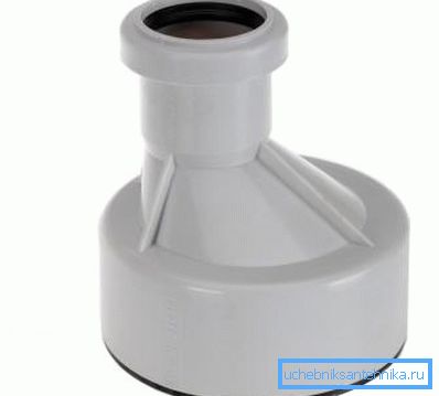 În fotografie - un montaj pentru conectarea conductelor de diferite secțiuni În fotografie - un montaj pentru conectarea conductelor de diferite secțiuni