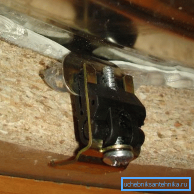 Fotografia arată în mod clar modul de instalare a elementelor de fixare.