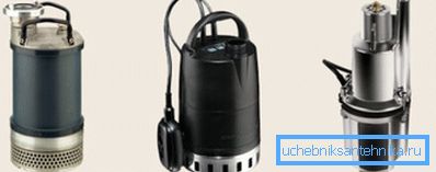 Fotografia prezintă diferite modele de echipamente de pompare a apei.