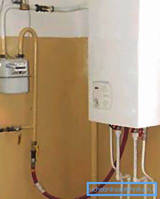 În camera foto-gaz în apartament
