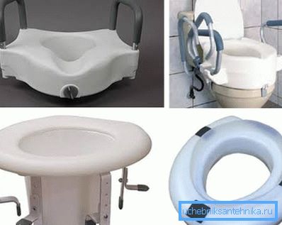 În fototerapie - instalații sanitare speciale pentru toaletă