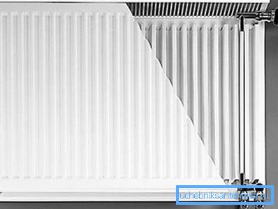 În radiatorul foto - oțel