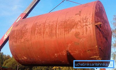 Rezervor septic acumulator din metal