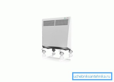 Convector electric de podea.