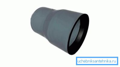 Adaptor din plastic exterior