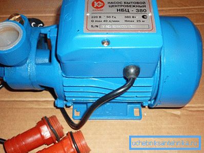 Calibrul centrifugal NBTs - 380 al pompei