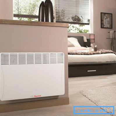 Convector electric montat pe perete