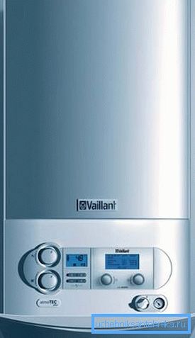 Cazan pe gaz montat pe perete cu aprindere electronică. Cazan pe gaz montat pe perete cu aprindere electronică.