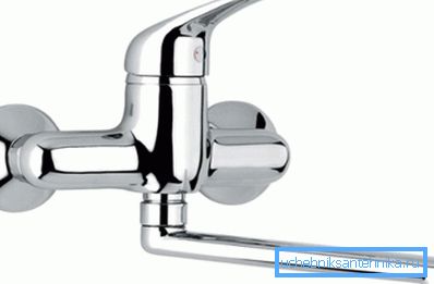 Robinet de bucătărie pe perete