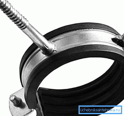 Dispozitiv de fixare convențional pentru conducta de gaz