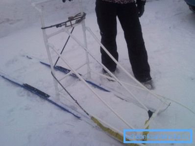 Una dintre opțiunile pentru cadrul de sanie