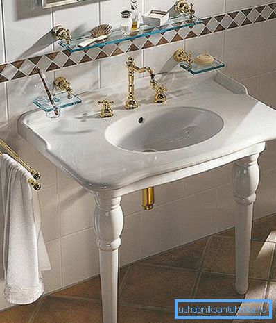 Una dintre opțiunile pentru chiuvete în aer liber