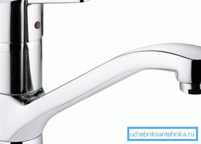 Mixer cu pârghie unică