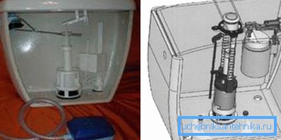 Particularitatea acestei opțiuni este că furtunul este furnizat lateral în partea superioară a rezervorului. Particularitatea acestei opțiuni este că furtunul este furnizat lateral în partea superioară a rezervorului.