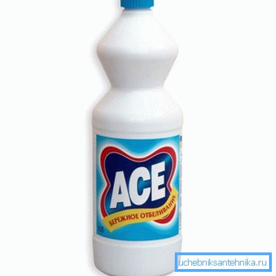 Bleach este un excelent agent antifungic.