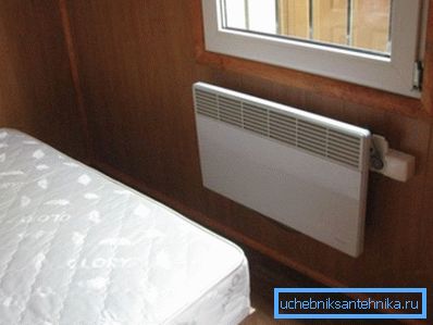 De asemenea, puteți încălzi o mică vilă cu un convector electric