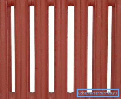 Radiatorul de încălzire MS-140 în solul din fabrică