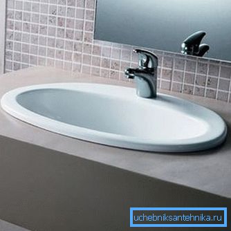 Modelul oval pentru baie