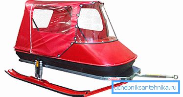 Sanie de pasageri pentru snowmobil