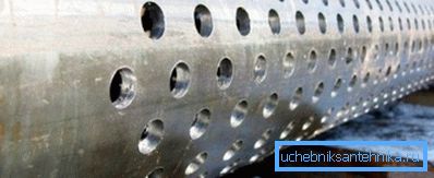 Tub de filtru perforat
