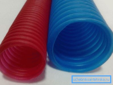 Țeavă ondulată din material plastic pentru încălzire