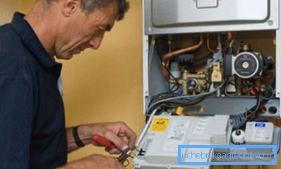 Conexiunea este efectuată de un specialist în servicii de gaz.