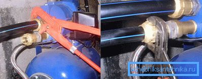 Conectați pompa electrică centrifugă la stația de pompare printr-un orificiu cu un capac pentru turnarea apei.