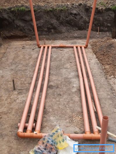 Subteran schimbător de căldură pentru sistemul de ventilație