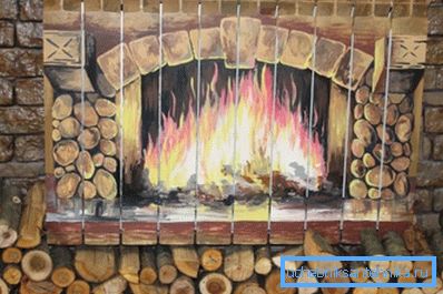 Răsuciți radiatorul într-un șemineu Răsuciți radiatorul într-un șemineu