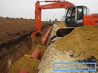 La instalarea conductelor cu diametru mare, echipamentul angajat ar trebui folosit pentru a accelera procesul.