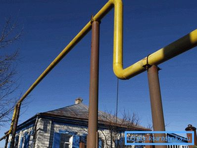 Un exemplu de gazoduct în apropierea casei