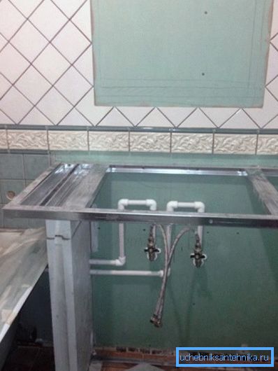 Exemplul cadrului metalic