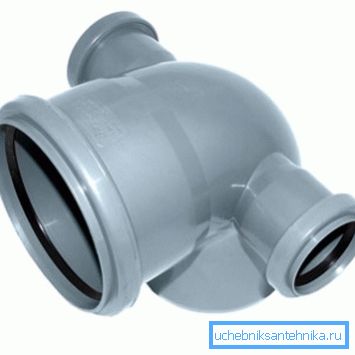 Un exemplu de adaptor cu o priză de țeavă de 50 mm.