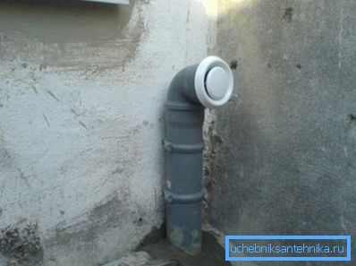 Conductă de admisie pentru ventilație naturală