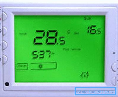Termostatul de cilindru programabil Termostatul de cilindru programabil