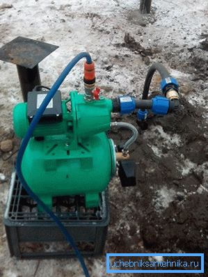 Pomparea stației de pompare a suprafețelor de bine