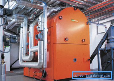 Cazan tub industrial.