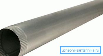 Cea mai simplă țeavă din metal galvanizat