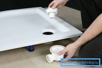 Procesul de instalare al sifonului.