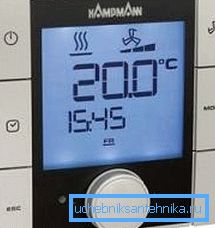 Panou de control pentru convector podea