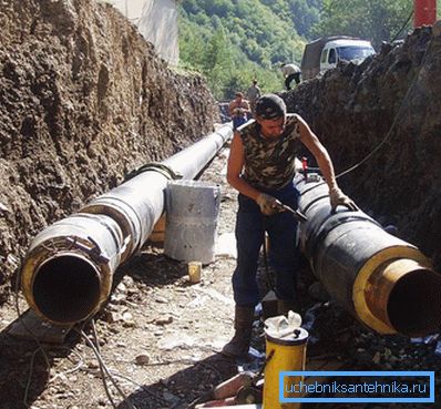 Lucrări de izolare a conductelor