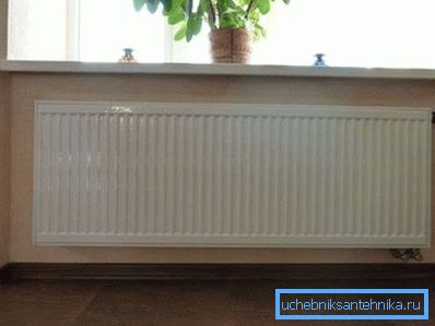 Radiator Prado în interiorul camerei