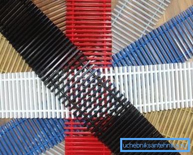 Culori diferite pentru grilaje decorative