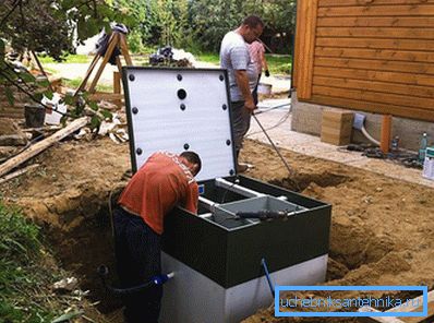 Rezervor septic de baie