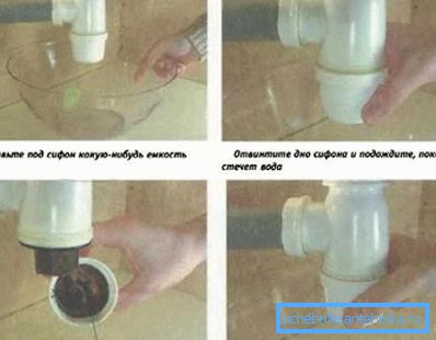 Schema de curățare fără îndepărtarea completă a dispozitivului.